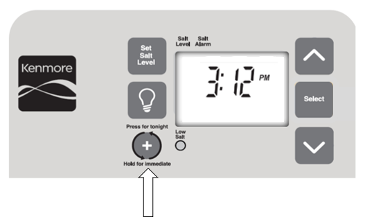 kenmore recharge time display screen