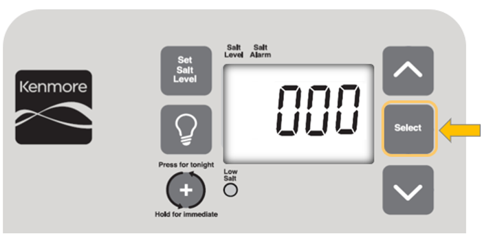 Kenmore Select Screen 000